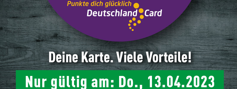 10-fach Punkten mit der DeutschlandCard