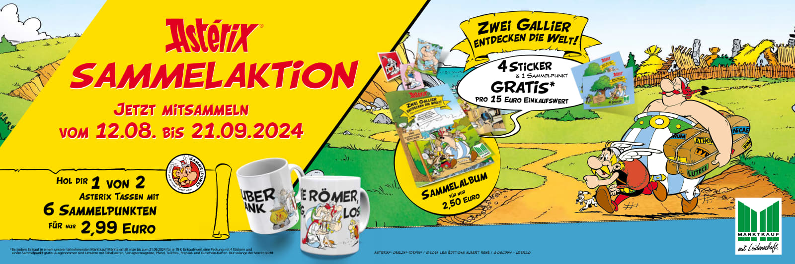 Asterix Sammelaktion bei Marktkauf 💚